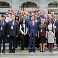 Участники Информационной сессии Хабитат-III и VIII Международного форума 